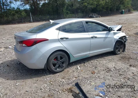 2013 Hyundai Elantra Gls z USA, uszkodzony, nr VIN 5NPDH4AE1DH220042